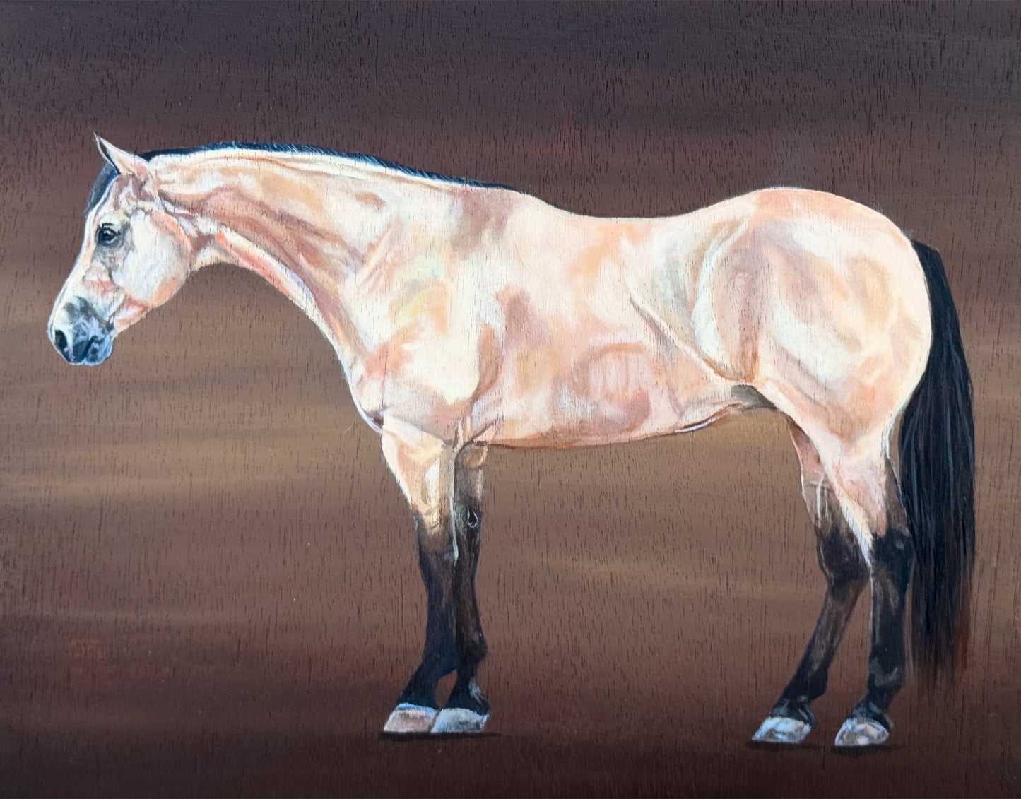 Buckskin Hand Embellished Print Option 2/2