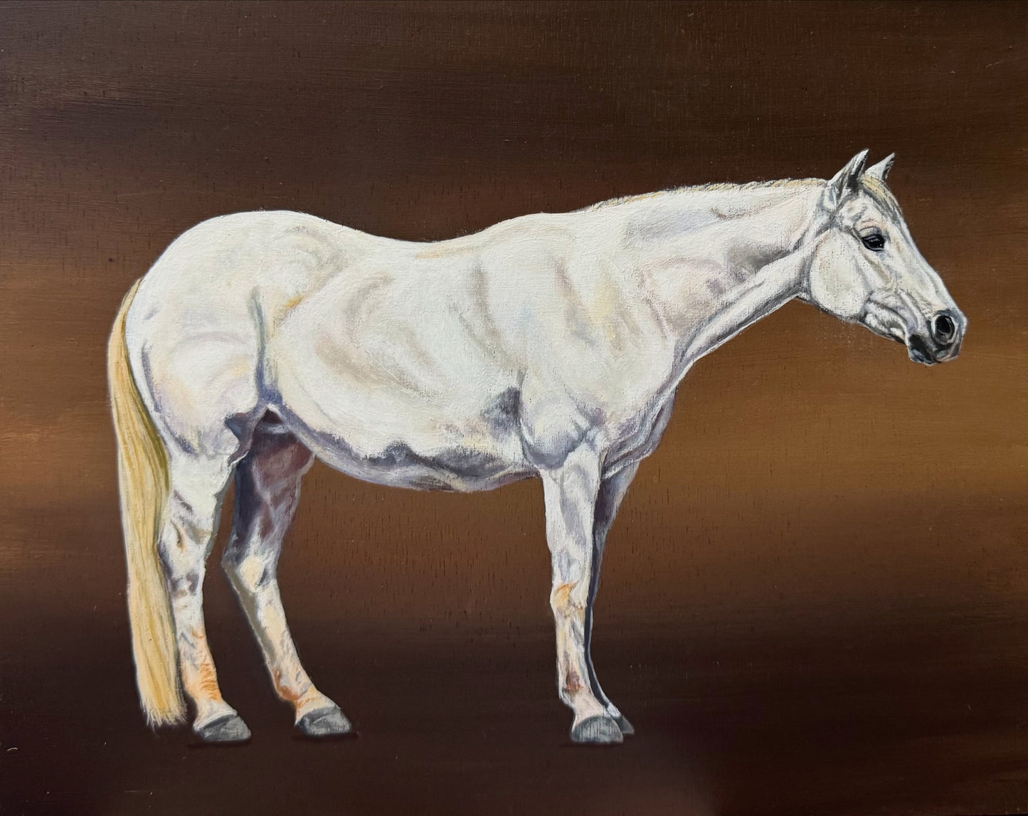 Custom Embellished Horse Print