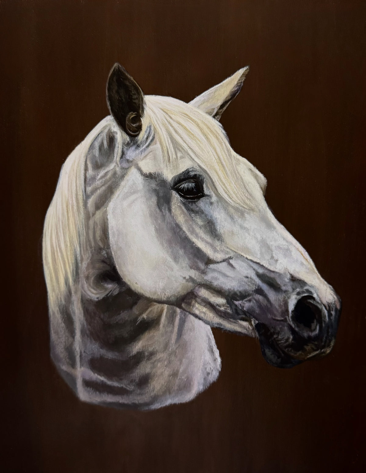personalized equestrian art print created from customer photos