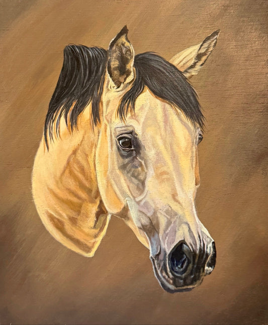 Buckskin Hand Embellished Print Option 1/2