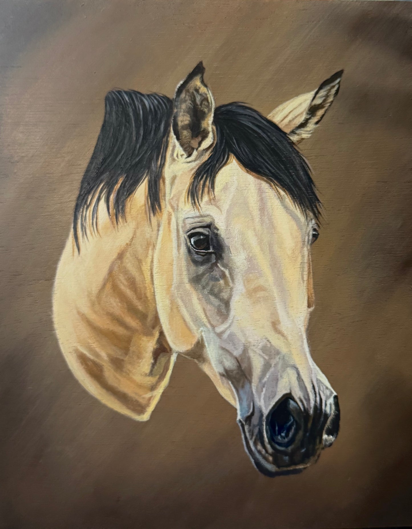 Custom Embellished Horse Print