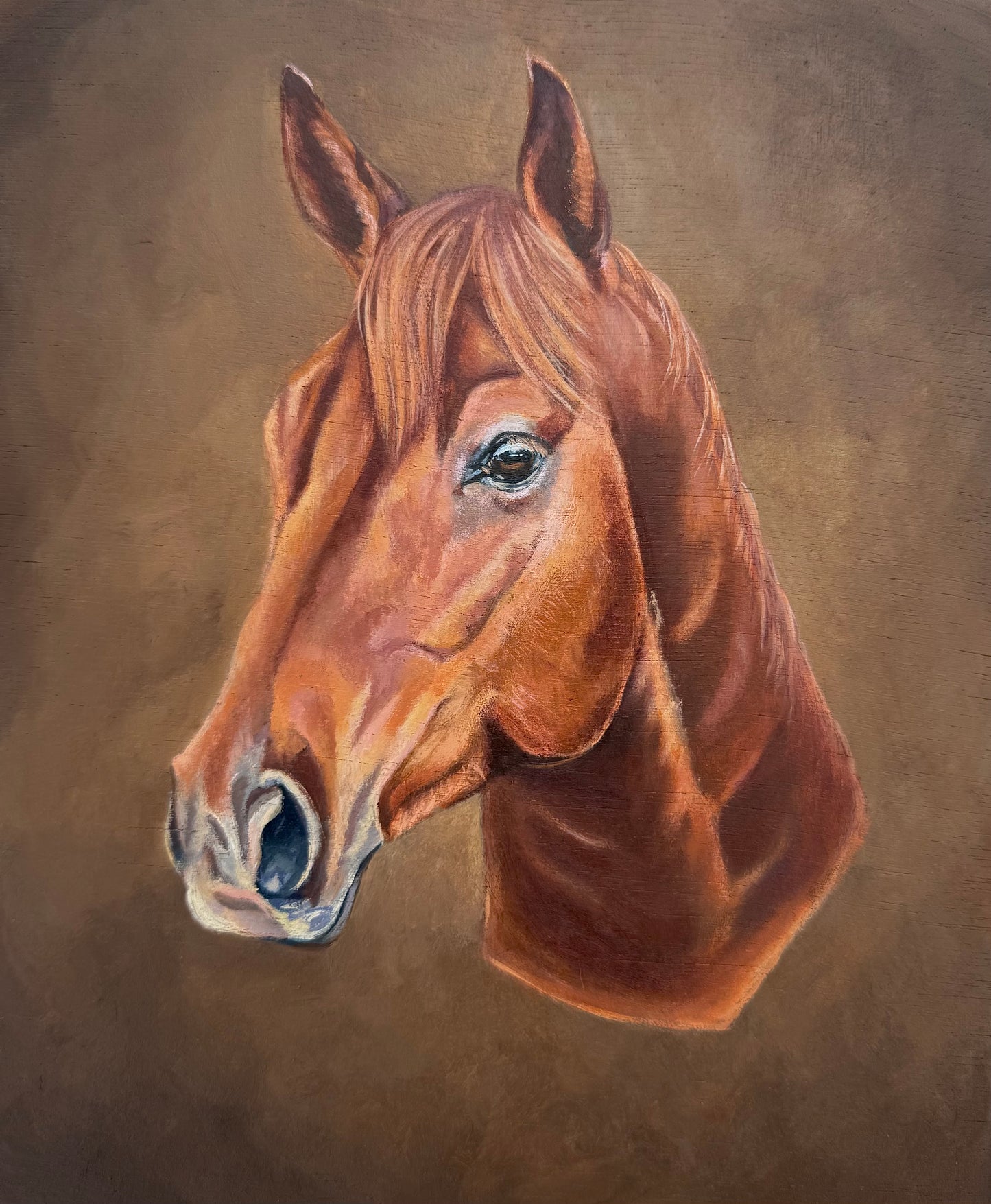 Custom Embellished Horse Print