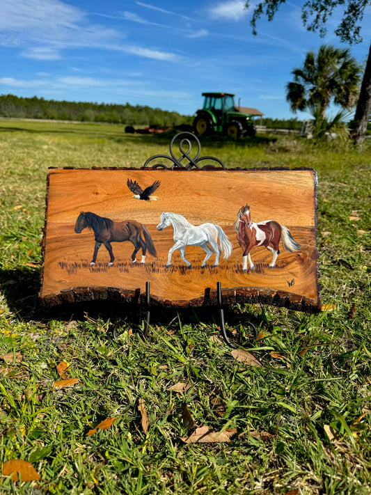 Hand Painted Wooden Cutting Board