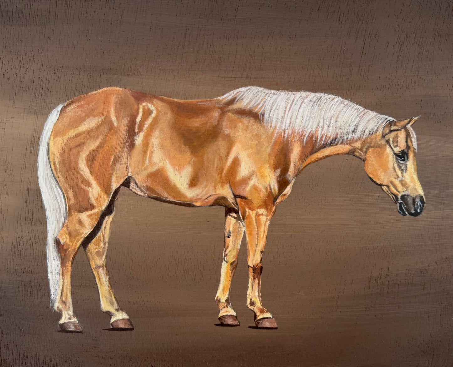 Custom Embellished Horse Print